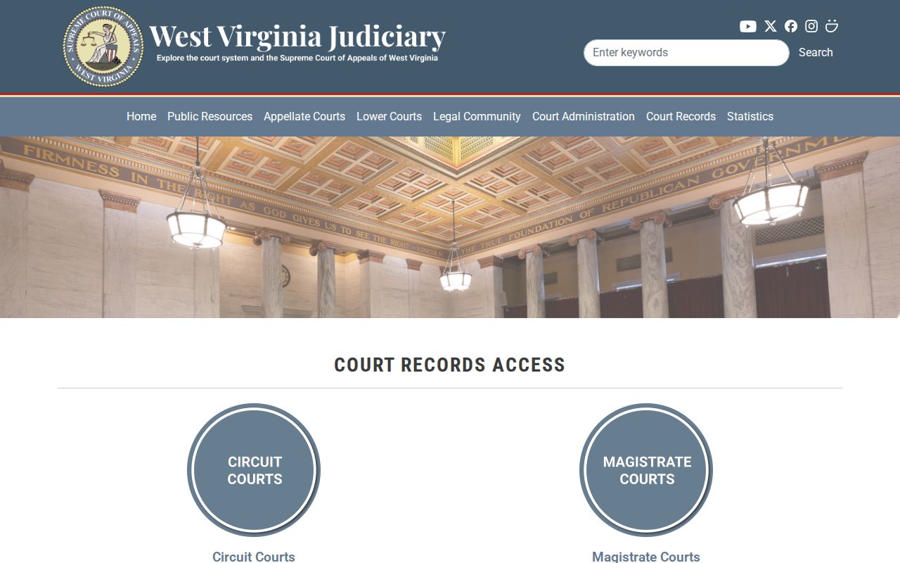 Cabell County release record court access portal